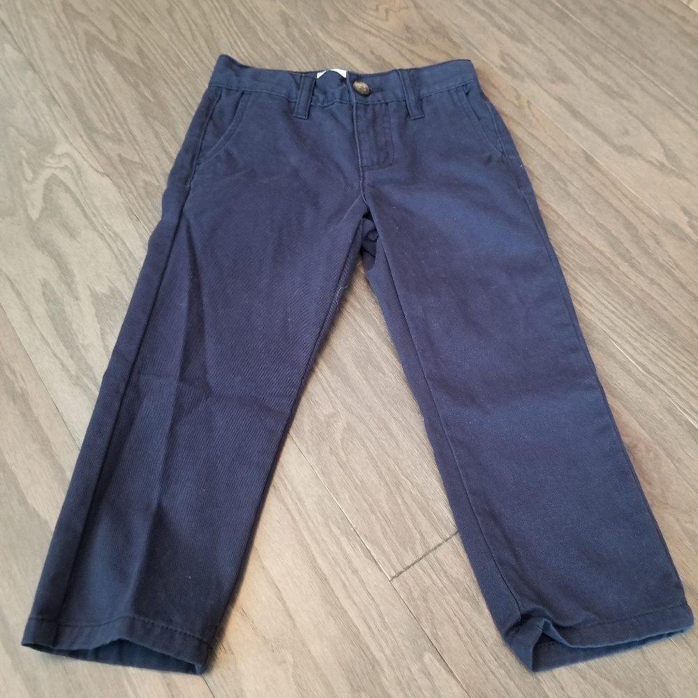 Hope & Henry Twill Chino Pants – Navy, 2T